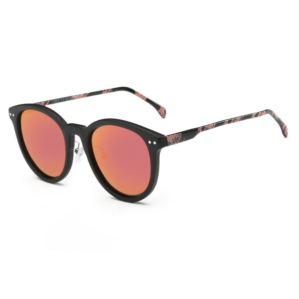 Buena Vista - Red Mirror Round Sunglasses For Men